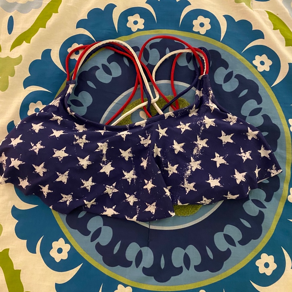 Xhilaration patriotic bikini top
